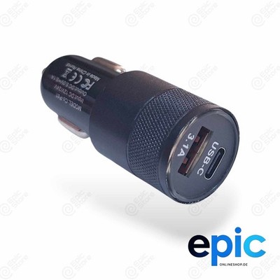 Zigarettenanzünder USB A USB C Ladegerät KFZ LKW Auto Handy Ladeadapter Handy