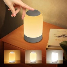 Bedside Touch Night Light, Baby Nursery Nightlight 1 Pack White/Natural/Warm 