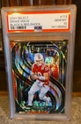 2024 Panini Select - Premier Level Drake Maye #113 Black & Red Shock Prizm (RC)