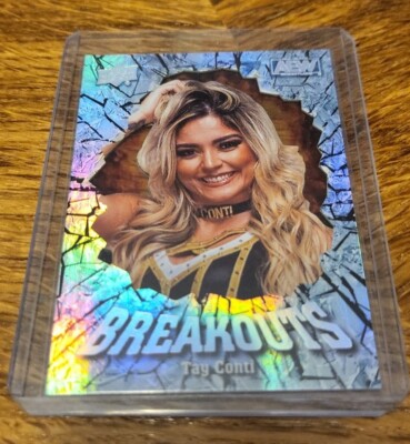 Tay Conti 2022 Upper Deck AEW Breakouts Acetate Insert SSP BO-17