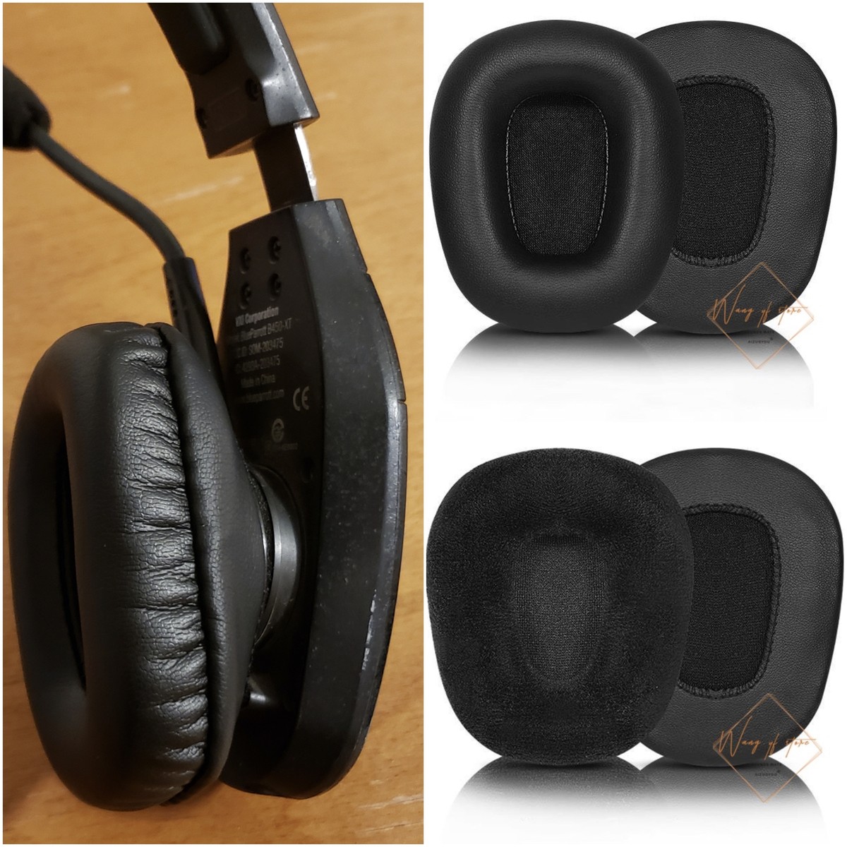 Ear Pads Foam Cushion Covers For VXI BlueParrott B450 XT Headphone