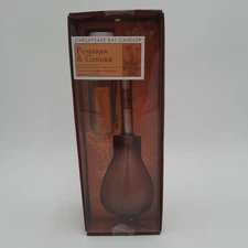 Reed Diffuser Set Pumpkin & Ginger NEW in box Chesapeake Bay Candle Co.