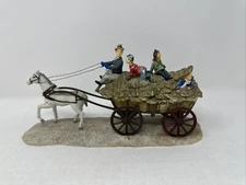 Lemax Christmas Village Holiday Hayride Horse Wagon #03340 Retired