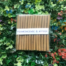 Frankincense&Myrrh Incense DhoopSticks-100%Natural bambooless Dhoop IncenseStick