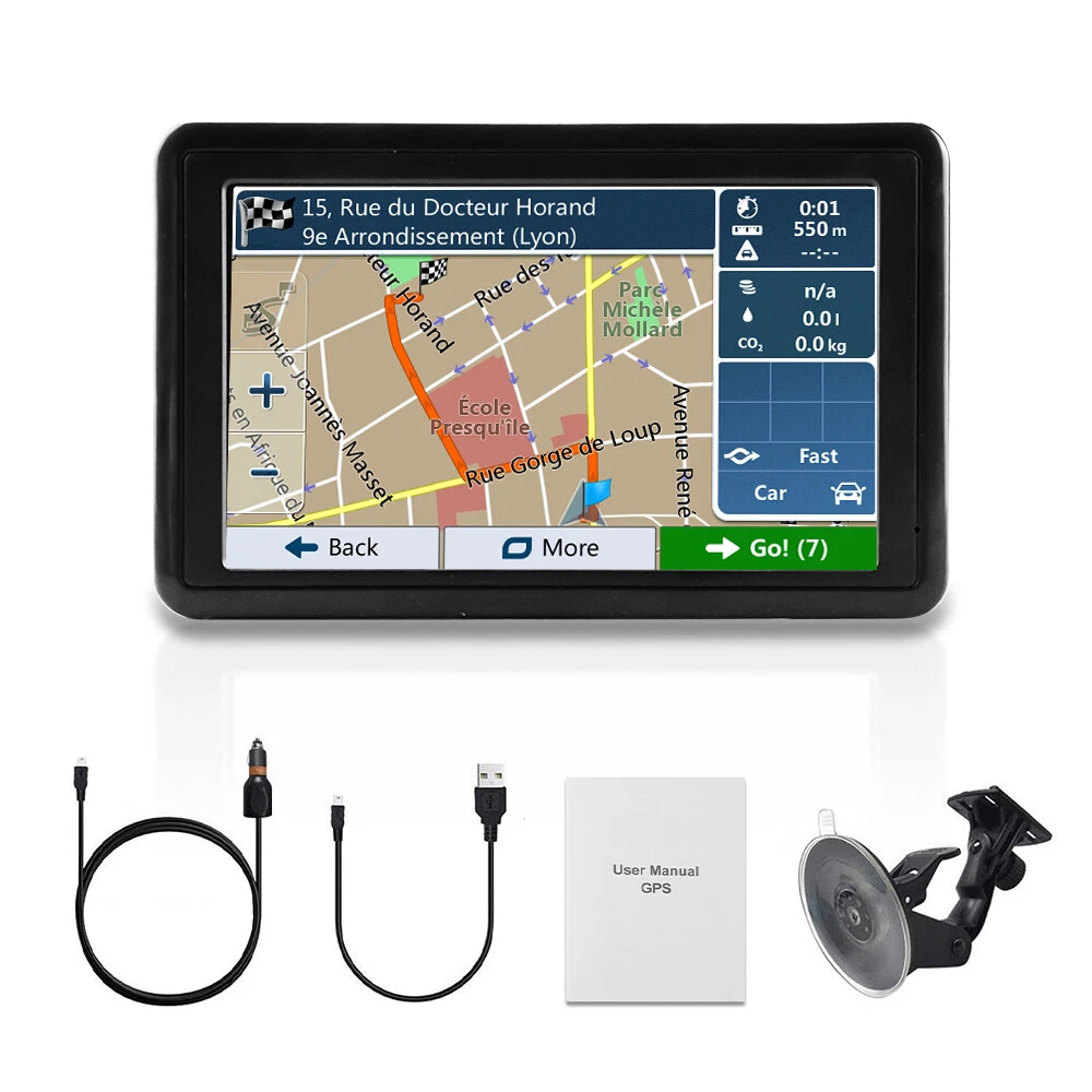 5" Inch Car & Truck GPS Navigation Navigator Sat Navi 8GB 256MB.