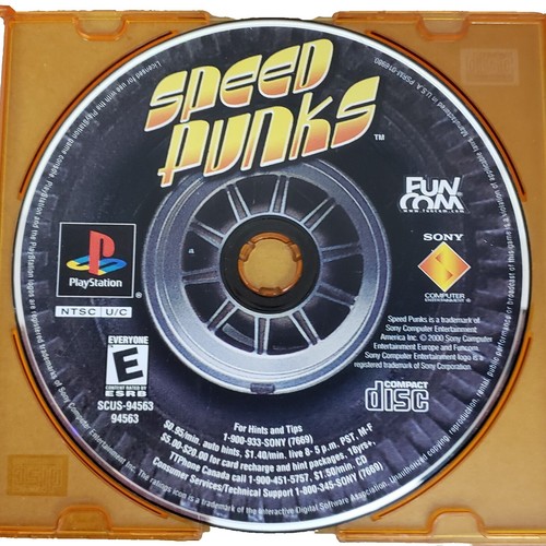 Jeu Speed Freaks Pour PlayStation 1 (PS1) - Version PAL Testée Et Jouable Sur PS2/PS3