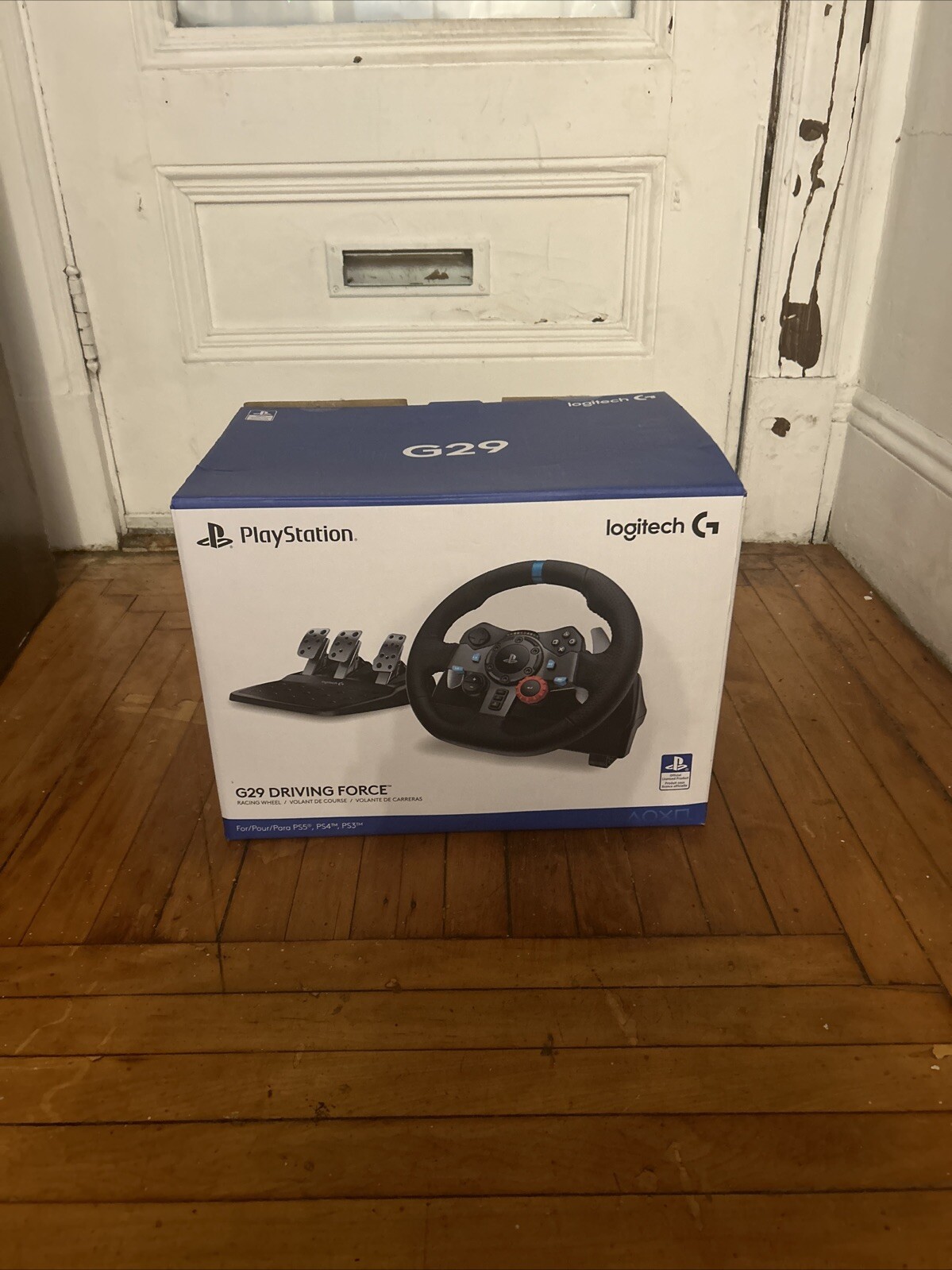 PlayStation 5 Steering Wheel And Foot Pedal-image