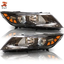 Pair Halogen Headlight Set For 2011 2012 2013 KIA Optima Left & Right Side Lamp