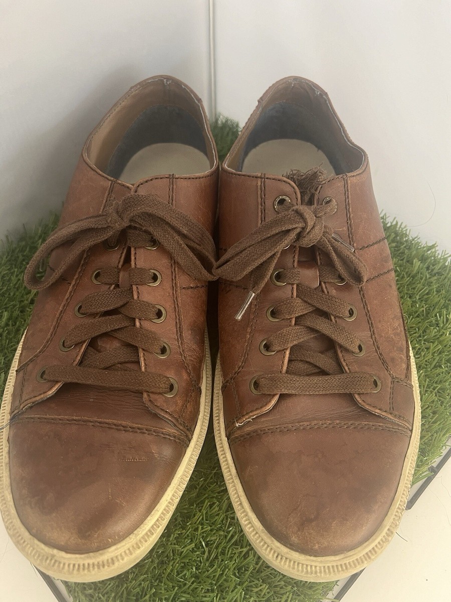Lucky Brand Mens Dawson Genuine Leather Lace-Up Casual Fashion