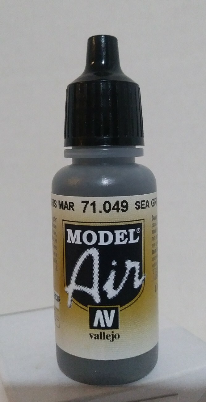 Vallejo Model Air acrylic paint 71.049, Sea Grey. eBay
