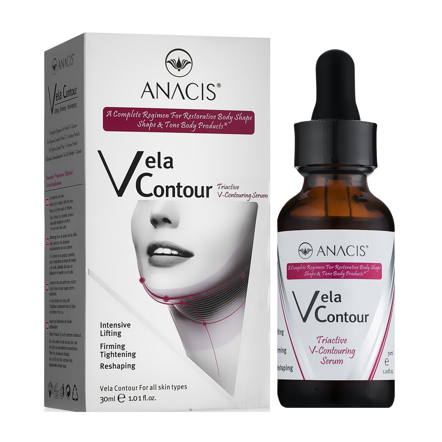 ANACIS Vela Contour V Contouring Serum 30mL (KBeauty) eBay