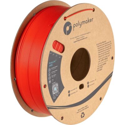 ABS Polymaker PolyLite Filament Red 1,75mm 1kg 3D Druck