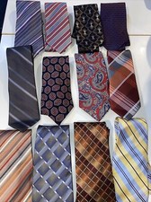 Collection Of 12 Men  s Neckties 2NWT Nautica   APT.9   Croft Barrow   GANT  