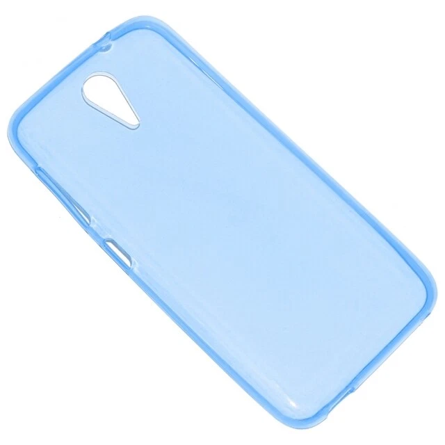 CUSTODIA SILICONE BACK CASE ULTRA SLIM 0,3MM GEL SOTTILE HTC DESIRE 620 DUAL BLU - Immagine 2 di 4