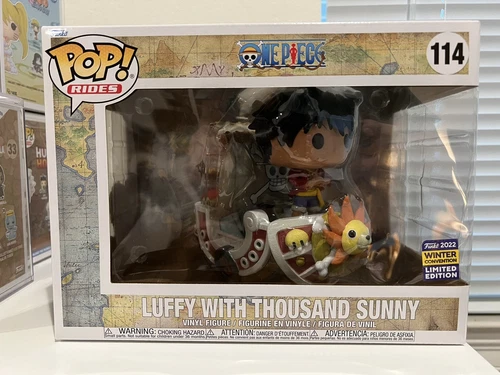 Funko Pop Rides One Piece Luffy With Thousand Sunny 114 Winter Convention 2022