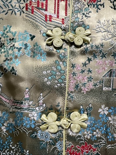 Cute Vintage PJ Traditional 2 Piece Chinese Pajama Set - 4T Toddler New Gold - Picture 7 of 7