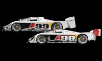 Truescale Tsm11ss1 Toyota Eagle Mkiii 2 Car Set Pj Jones Juan Fangio 1:43 Scale Truescale Tsm11ss1 Toyota Eagle Mkiii 2 Car Set Pj Jones Juan Fangio 1:43 Scale