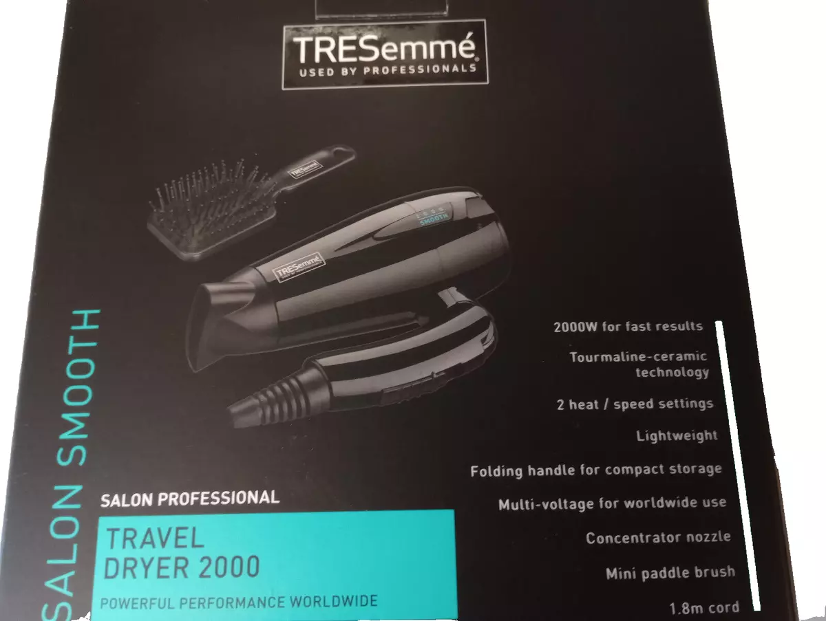 Tresemme travel 2000 clearance dryer