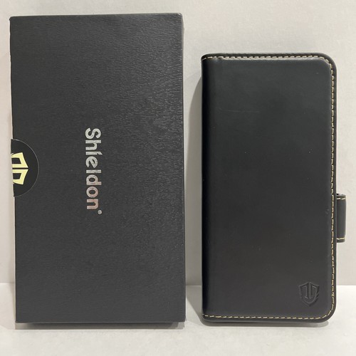 Shieldon Samsung Galaxy Z Fold 5 5G Wallet Case, Genuine Leather W/ S Pen Holder - Zdjęcie 3 z 19