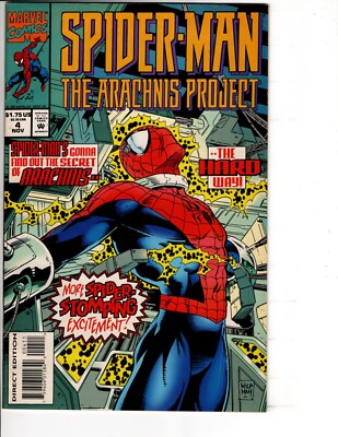 Spider-Man The Arachnis Project #4 Comic Book 1991 VF/NM-