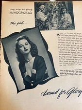 Lucille Bremer, Two Page Vintage Clipping, a