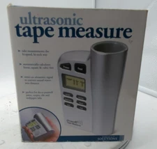 Perfect Solutions Ultrasonic Digital Tape Measure Laser Distance Tool NEW