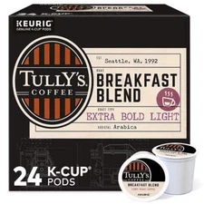 Tully's Breakfast Blend Coffee K-cups