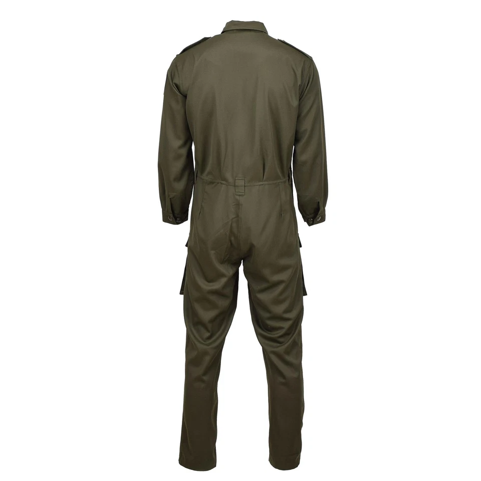 Genuine Austrian military mechanic coverall tanker workwear jumpsuit olive NEW - Image 3 of 4
