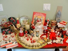 Vintage Christmas Holiday Decorations Selection Variations