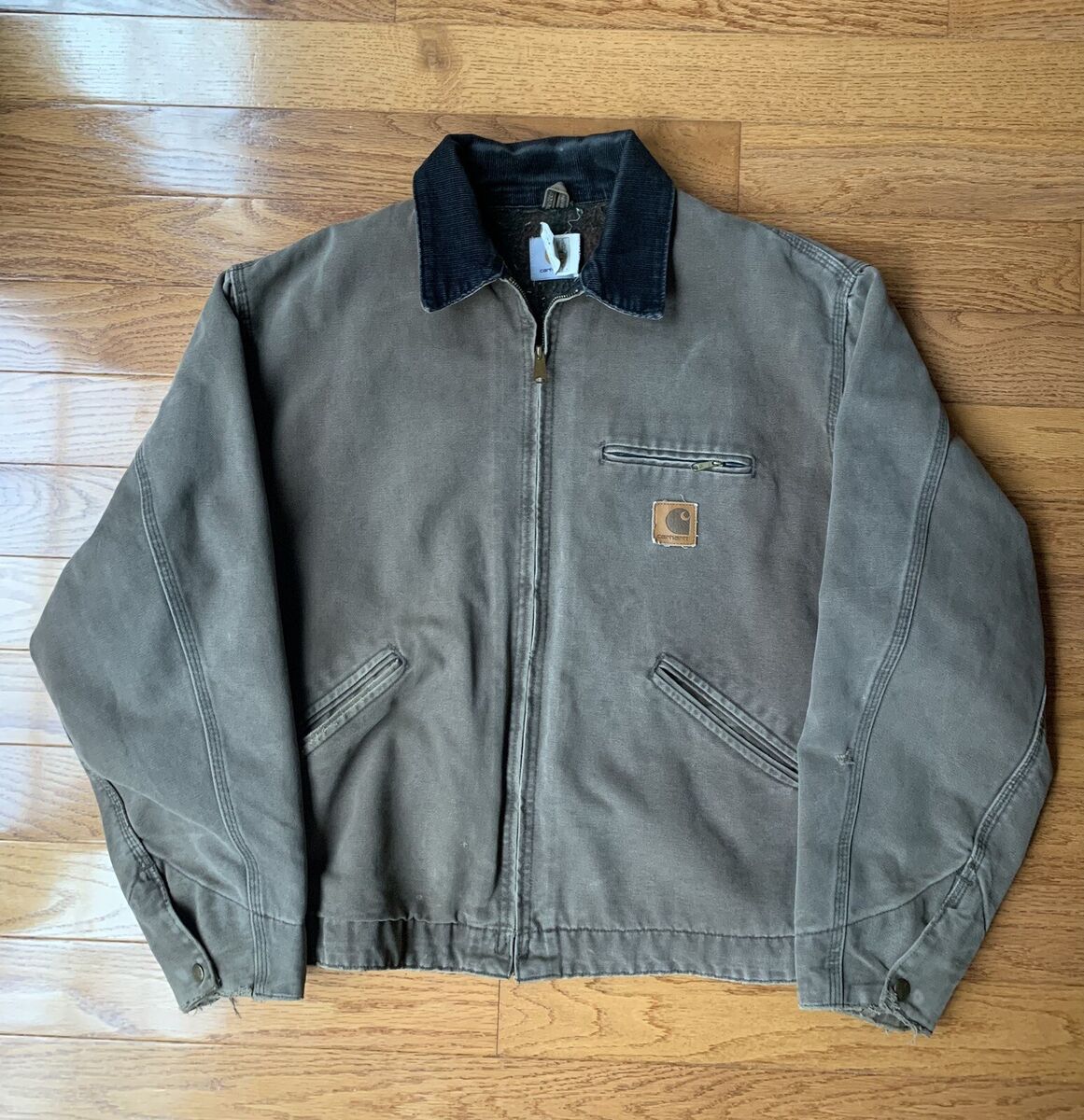 Vintage 90's Carhartt Detroit Jacket Blanket Lined Brown XL Vintage 90's Carhartt Detroit Jacket Blanket Lined Brown XL