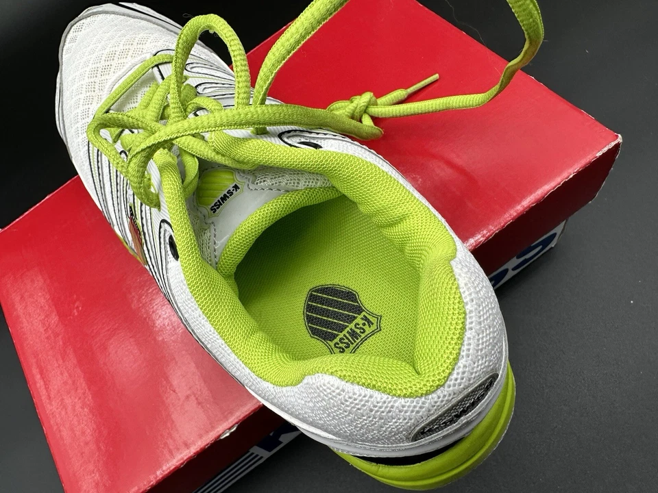 Zapato para correr K-SWISS Micro Tubes 100 Fit W verde brillante talla 8 1/2 mediano para mujer Foto 4 de 4