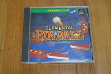 Elemental Pinball PS1 PlayStation Complete NTSC-J Japan Japanese Version