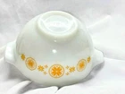 Vintage Pyrex #441 Town And Country Cinderella Bowl 1.5 Pt Orange Pattern