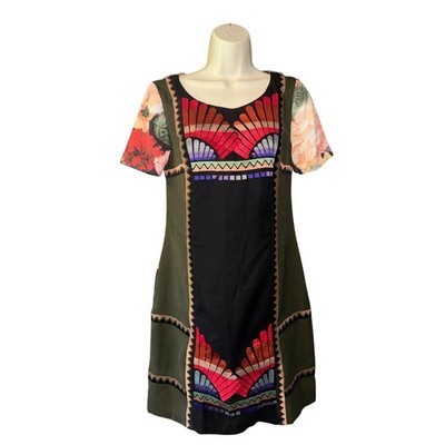 Ranna Gill Embroidered Floral Mosaic Dress | Short Sleeve | Size 4 | eBay Ranna Gill Embroidered Floral Mosaic Dress | Short Sleeve | Size 4 | eBay