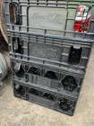 SET OF 4 Vintage  1 Liter  Coca Cola Plastic Crates 15" Stackable  FREE SHIPPING
