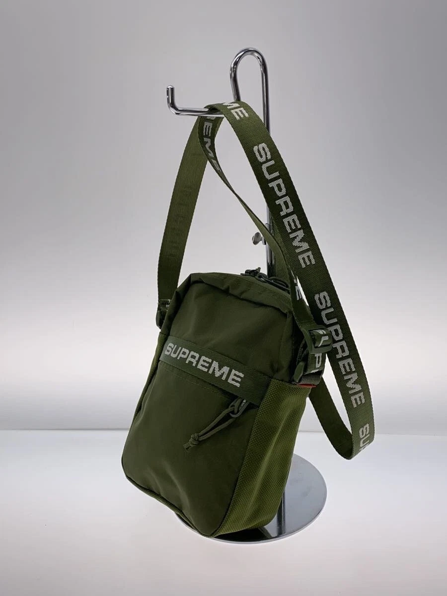 Supreme 22Aw/Sac à bandoulière/Sac à bandoulière/Nylon/Grn/Plain