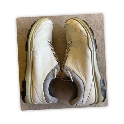 ECCO Biom GORE-TEX Golf Shoes Men s US 10 EU 41 White Leather Waterproof