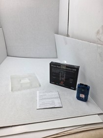 Sega Dreamcast Clear Blue VMU OEM Visual Memory Unit TESTED WORKS PERFECT #J34