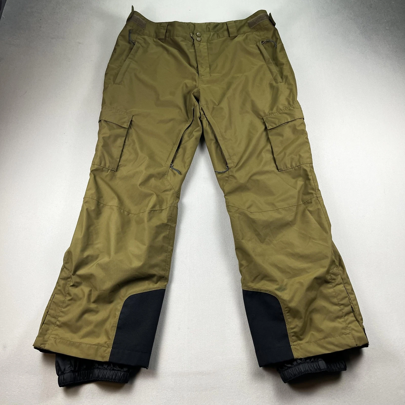 Columbia Snow Pants Mens XL Green Omni-Tech Insulated Waterproof Ski Snowboard
