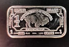 3 x 1 Gram .999 Silver Bars – Buffalo Bill Design – Fractional Silver Lot