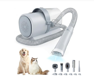 Professional Dog Grooming Clippers With 2.5L Cup, 3 Suction Modes, Cordless Clip