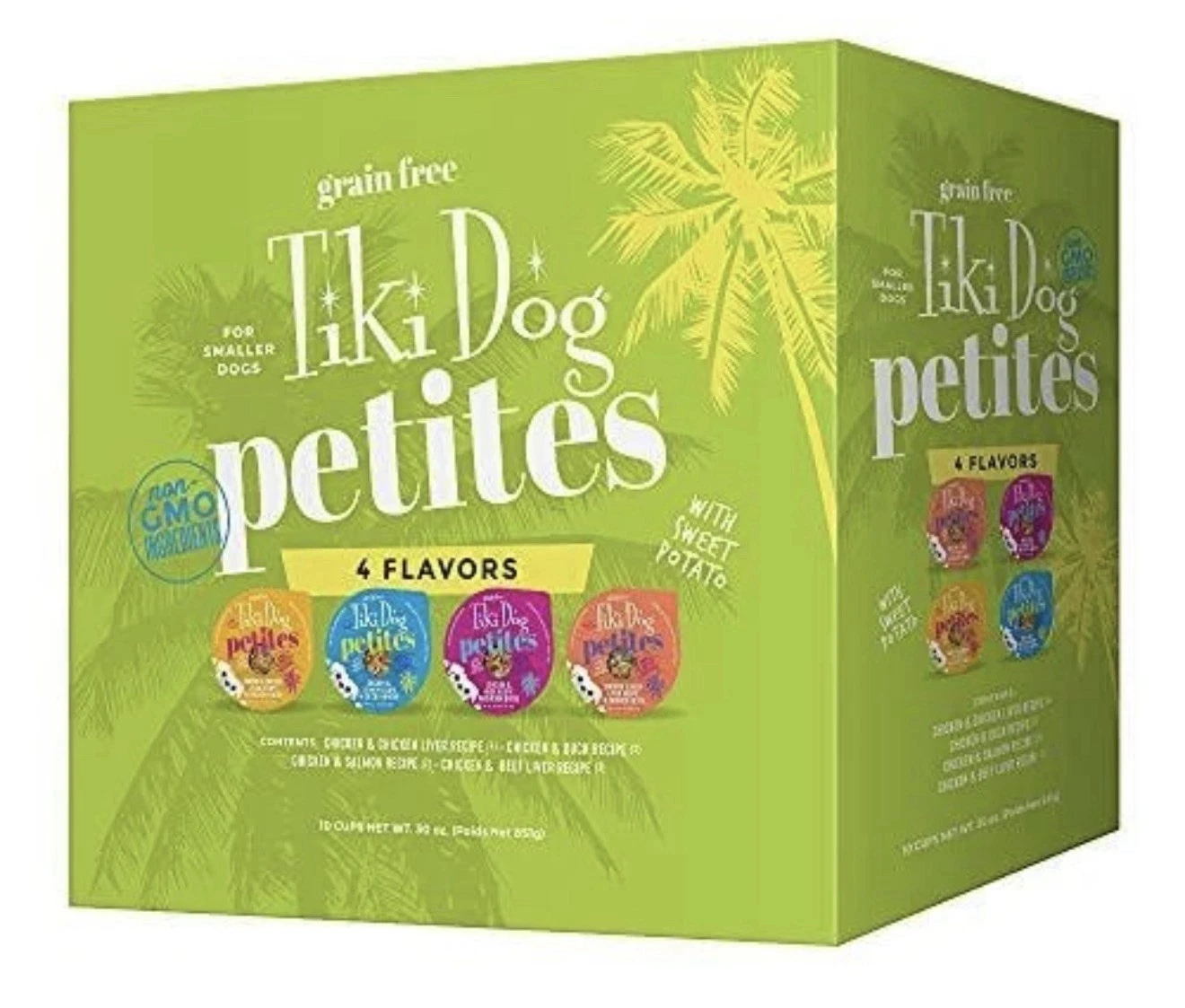 Tiki Dog Aloha Petites Wet Dog Food, Variety Pack 3 oz. Cups 10 Count