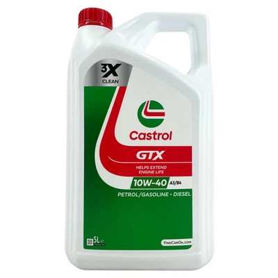 5l Castrol GTX Ultraclean 10W-40 A3/B4 Motoröl 5Liter Kanister - Bild 1 von 2