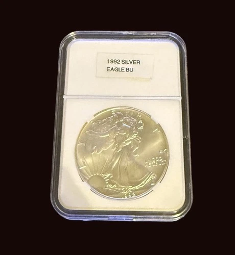 1992 Silver American Eagle 1oz .999 Silver Brilliant Uncirculated Gem