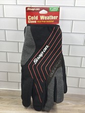 Snap-On 2009 Cold Weather Wind Proof Insulated Work Gloves XL X-Large Black Gr