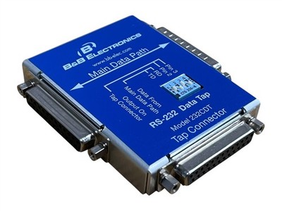 B&B Electronics 232CDT RS-232 Data Tap Serial Analyzer Monitor