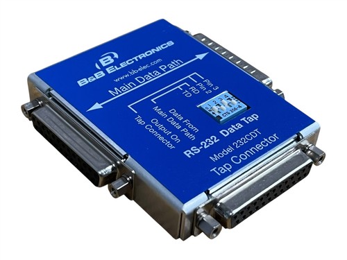 B&B Electronics 232CDT RS-232 Data Tap Serial Analyzer Monitor