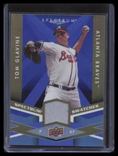 2009 Upper Deck Spectrum #SS-TG Tom Glavine Spectrum Swatches Blue