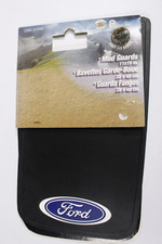 Plasticolor Ford Blue Oval Truck Mud Guards Mud Flaps 11x19 Black Spellout