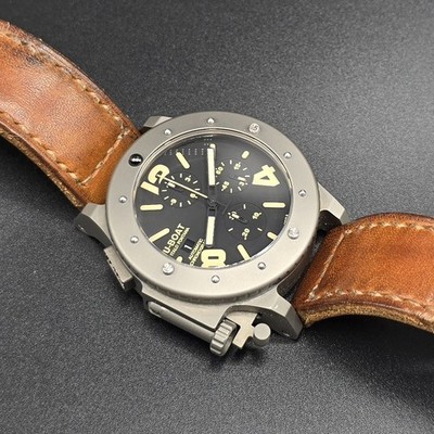 U-Boat U-42 Chronograph Automatic 47mm Watch 6472 Titanium